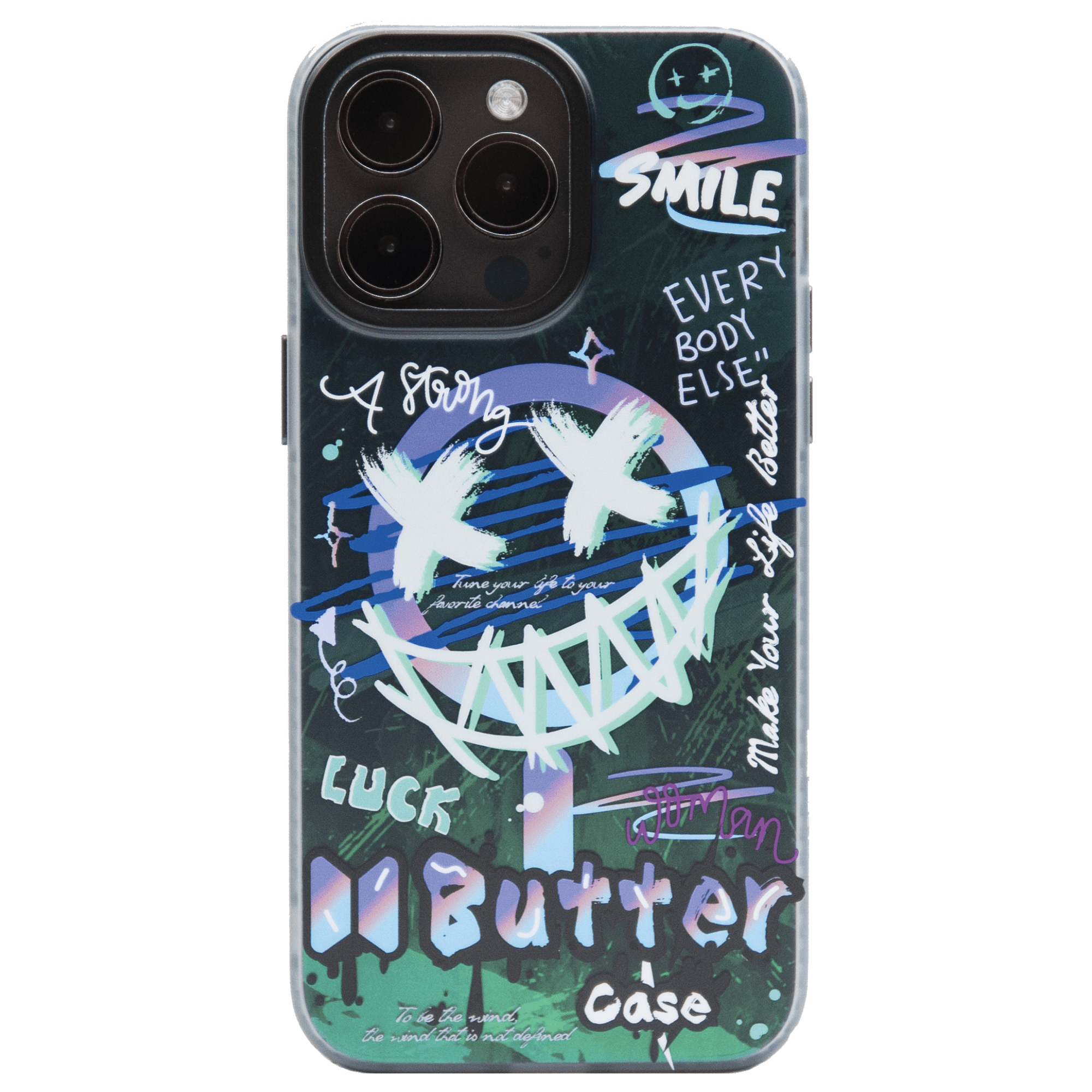 Ốp lưng chống sốc cho iPhone 15 Promax Graffiti Buttercase