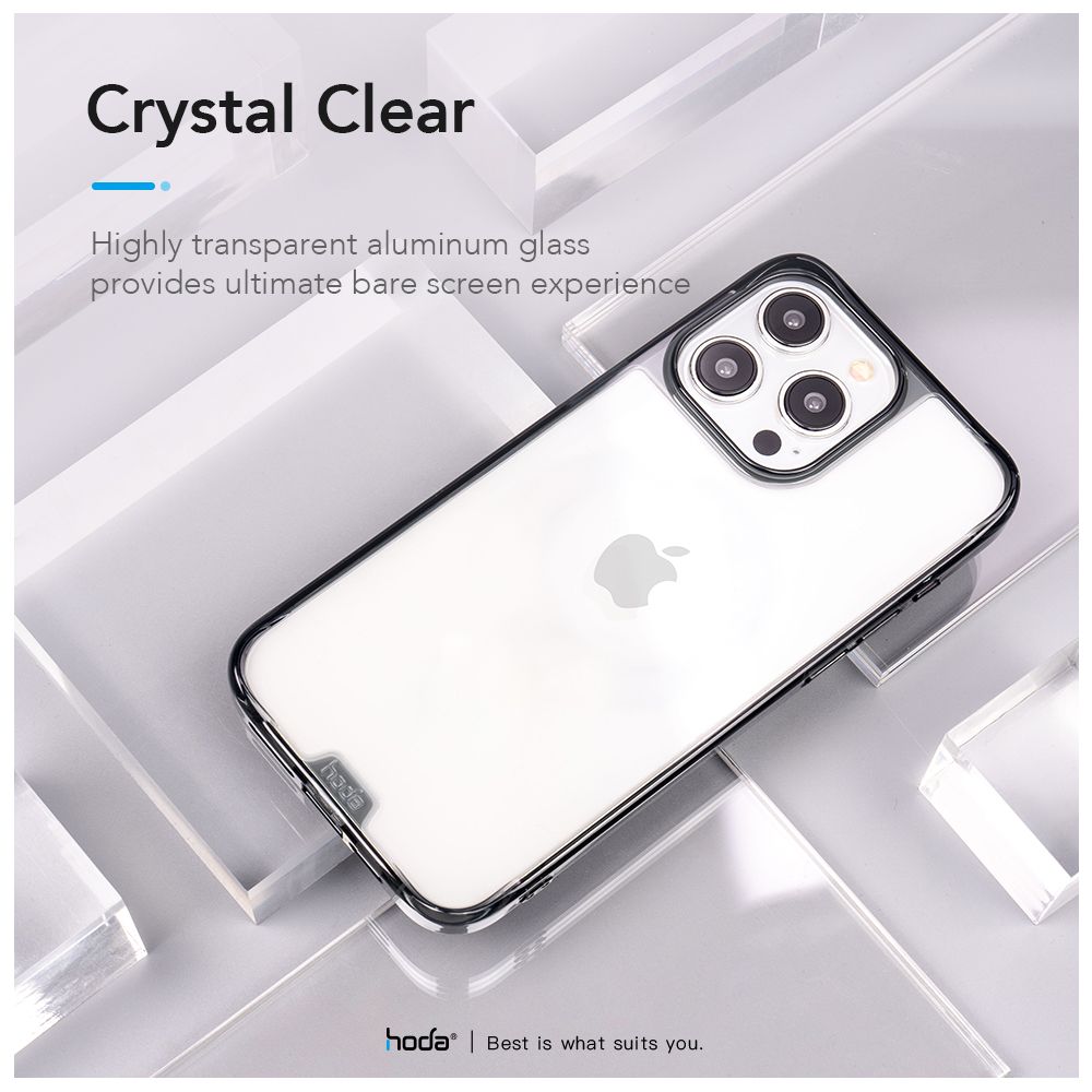  Case HODA Crystal Pro Glass Iphone 15 PROMAX 