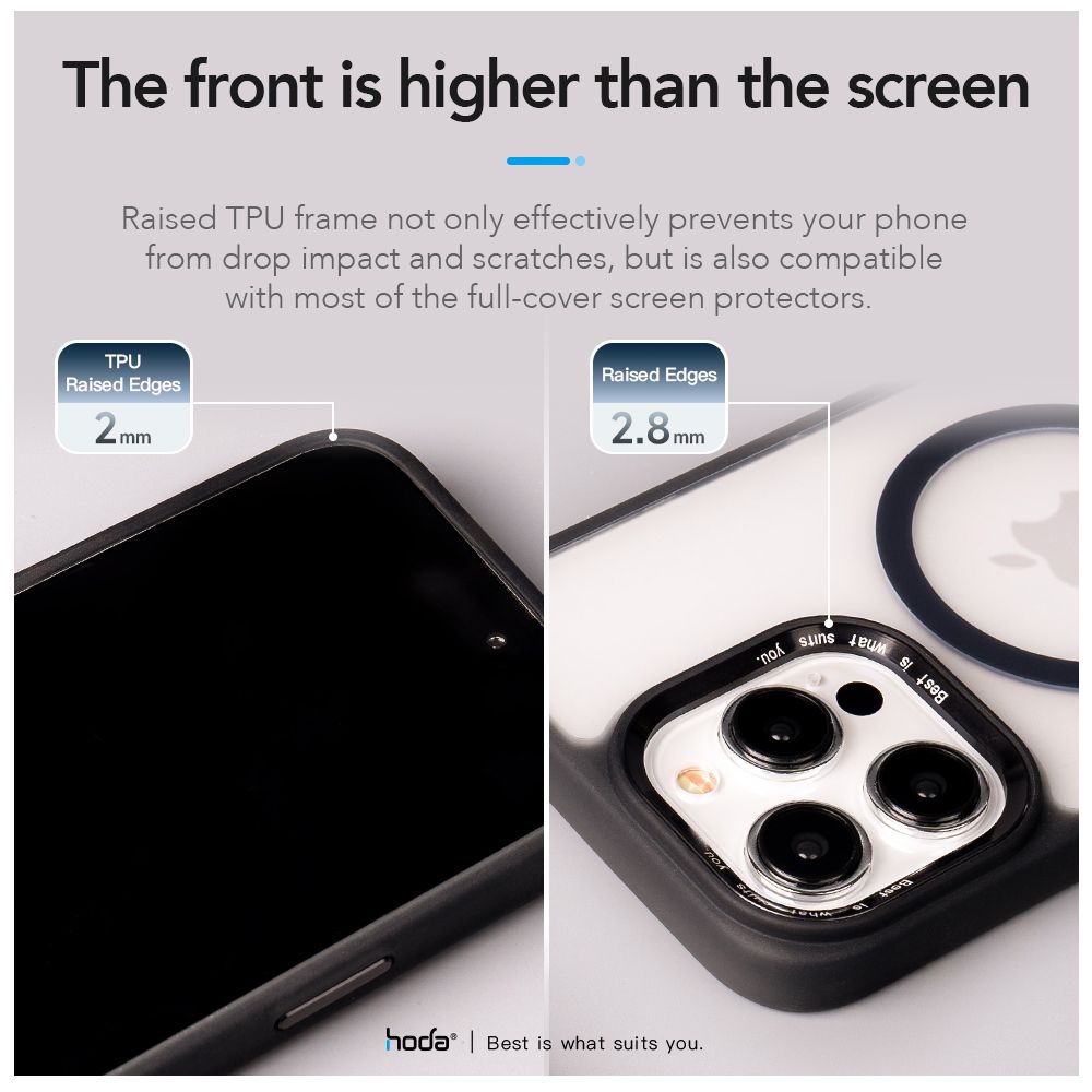Ốp lưng ROUGH HODA tương thích Magsafe cho iPhone 15 ProMax