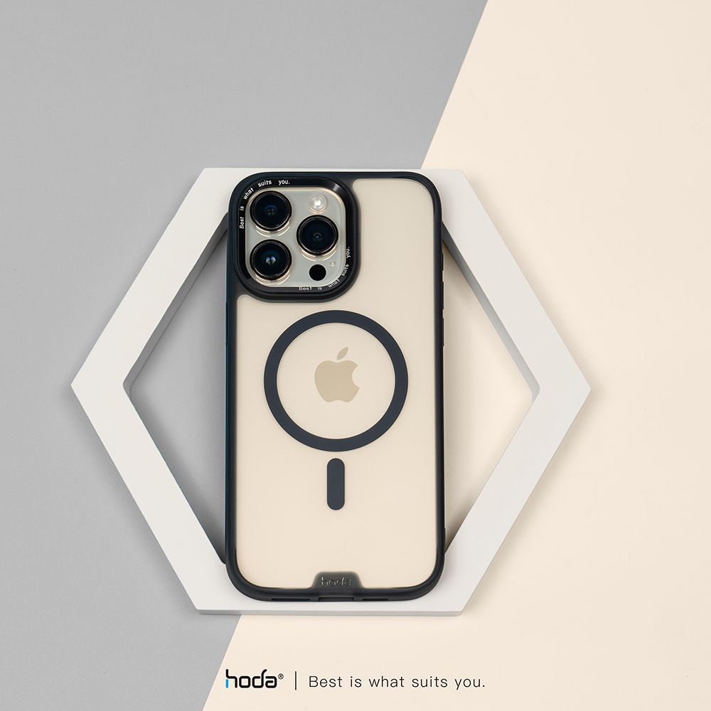 Ốp lưng ROUGH HODA tương thích Magsafe cho iPhone 15 ProMax