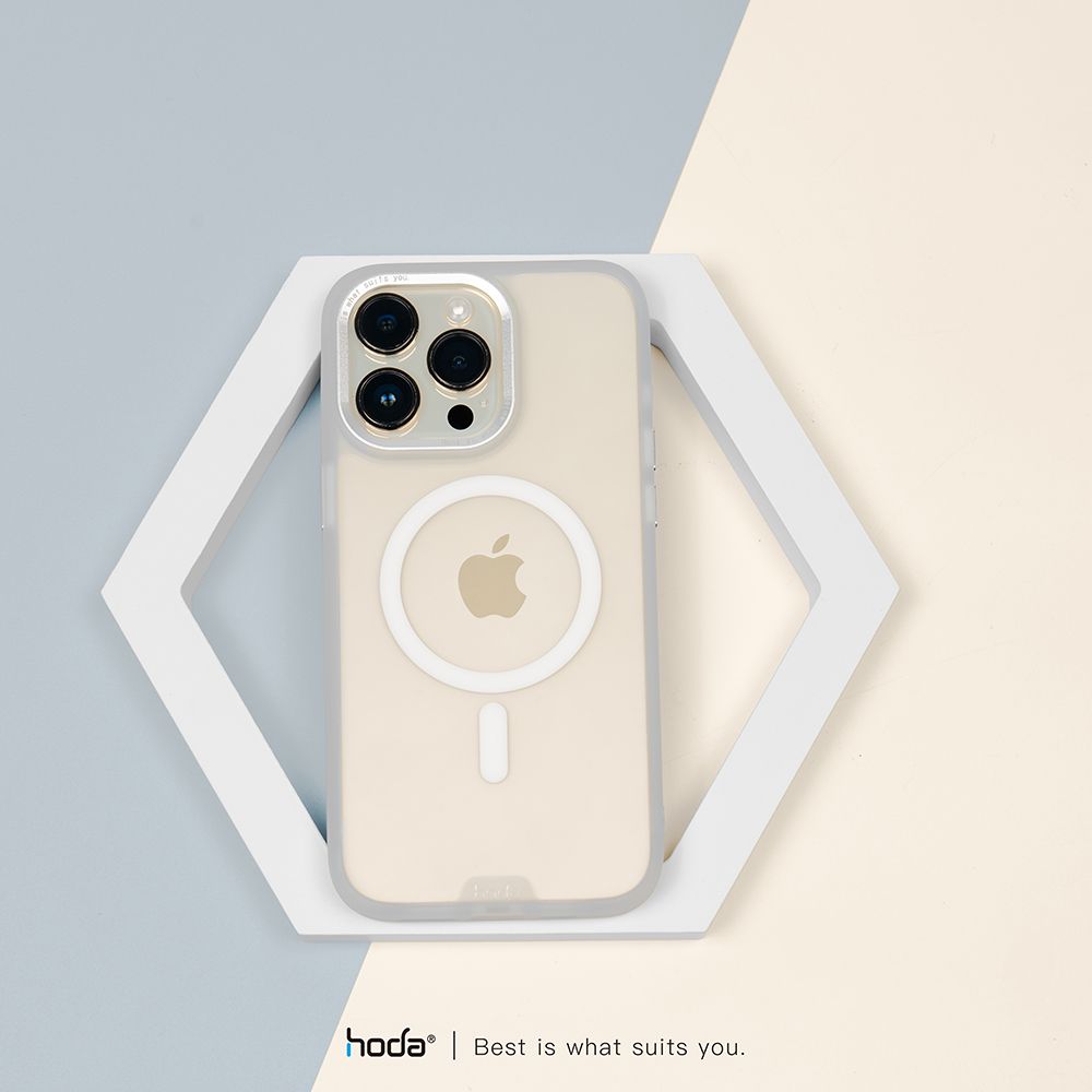 Ốp lưng ROUGH HODA tương thích Magsafe cho iPhone 15 ProMax