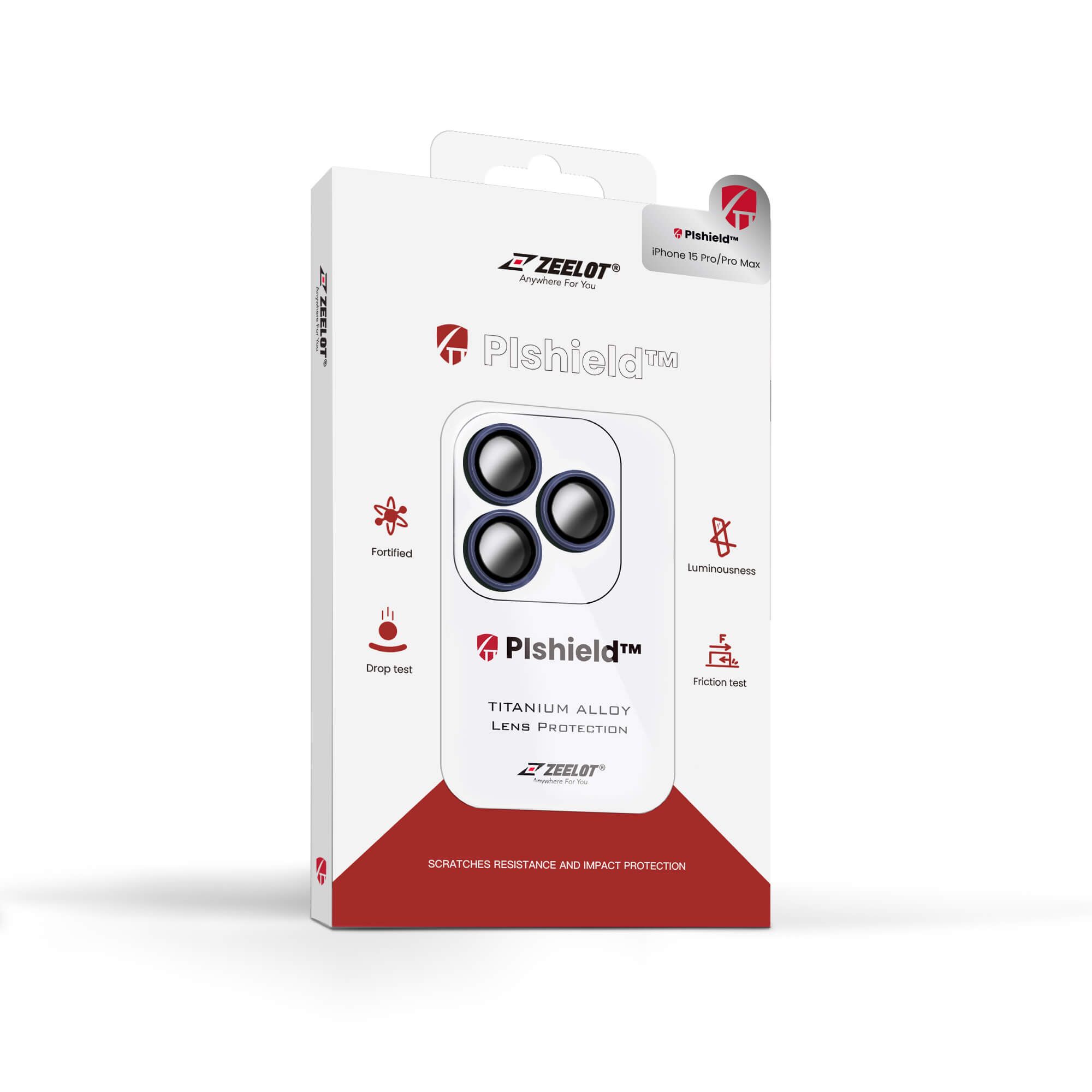Miếng Dán Camera Cho iPhone 15 Pro/ 15 Promax PIshield ZEELOT