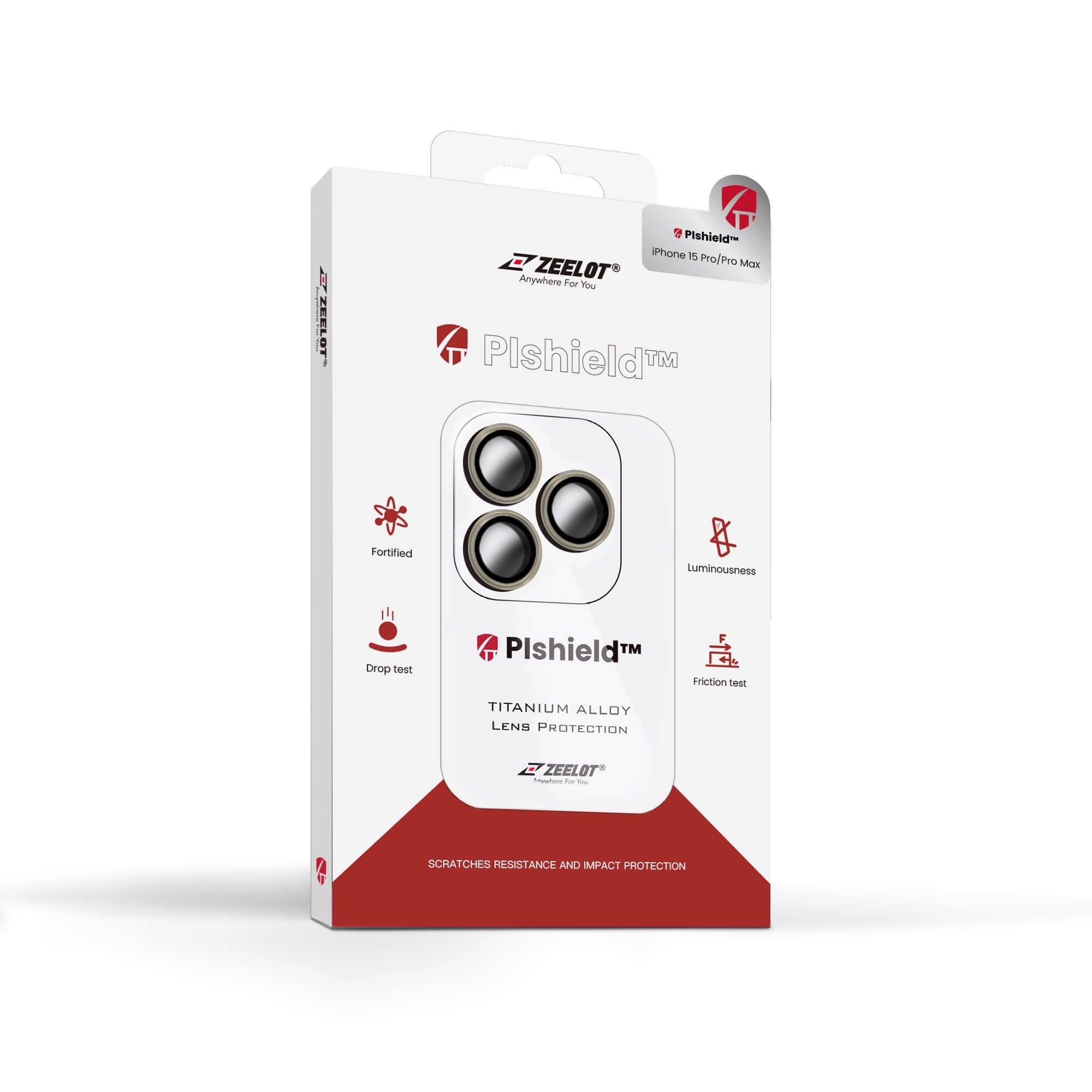 Miếng Dán Camera Cho iPhone 15 Pro/ 15 Promax PIshield ZEELOT