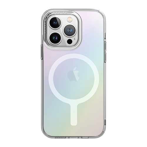 Ốp UNIQ Hybrid Magclick Charging LifePro Xtreme Iridescent For iPhone 15 Pro Max