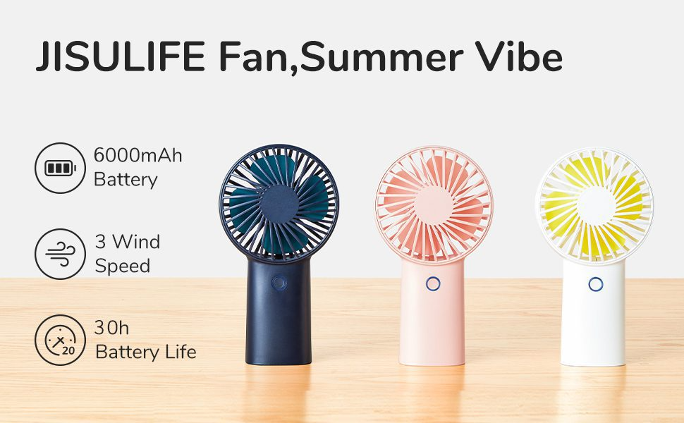 Quạt Cầm Tay Mini JISULIFE F2D
