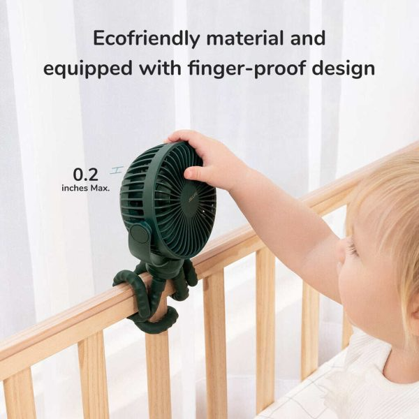 Quạt tích điện Mini Jisulife FA24 chân bạch tuộc đa năng