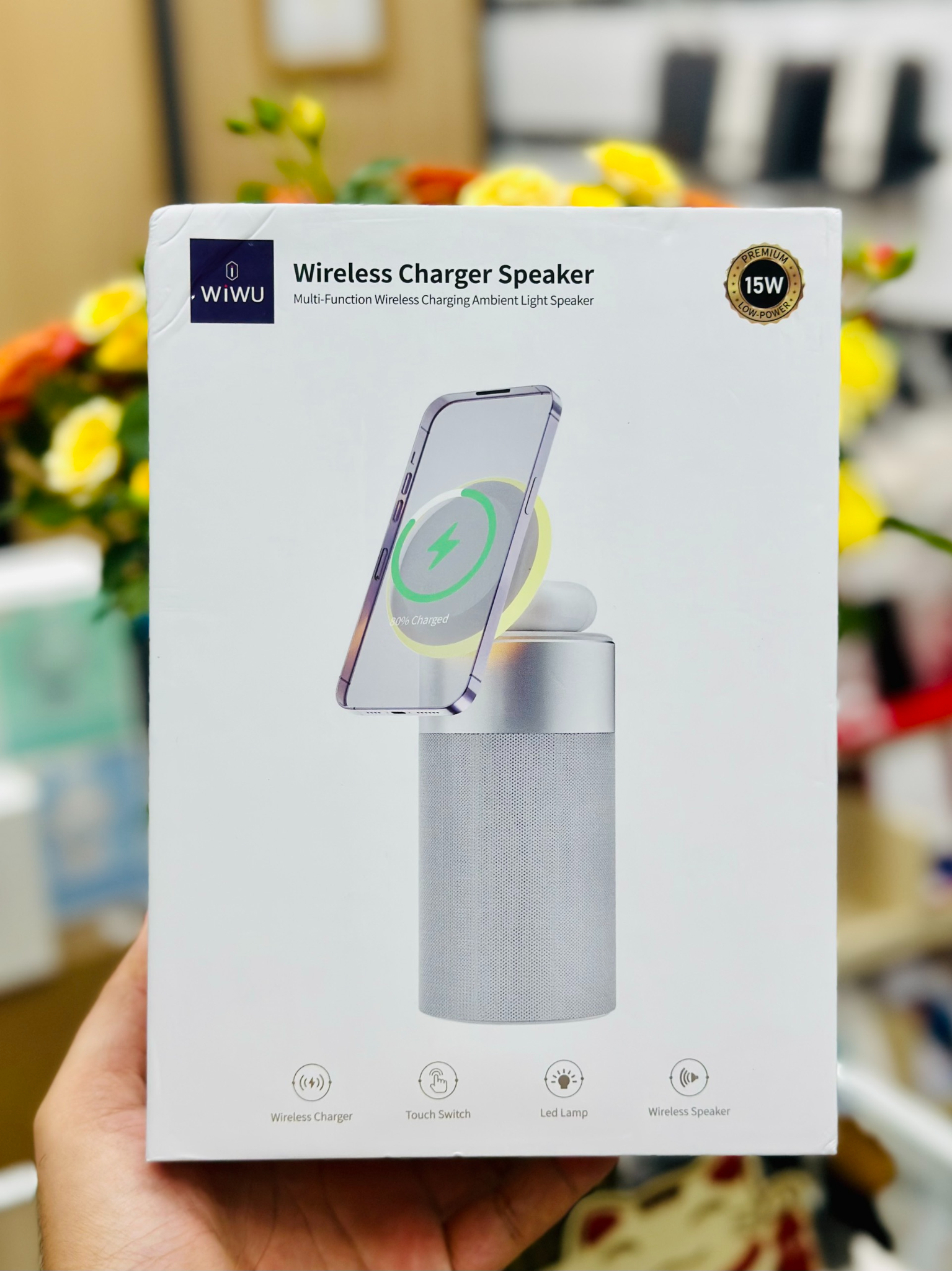 LOA BLUETOOTH WIWU MAGSAFE W022