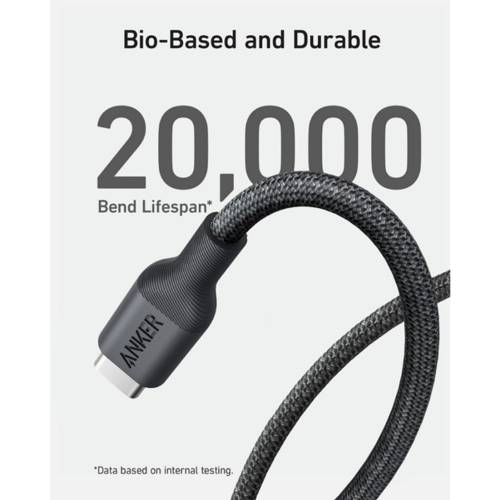Cáp Dù Anker 544 (Bio-Based) C-C 240W - Bảo Hành 12 Tháng