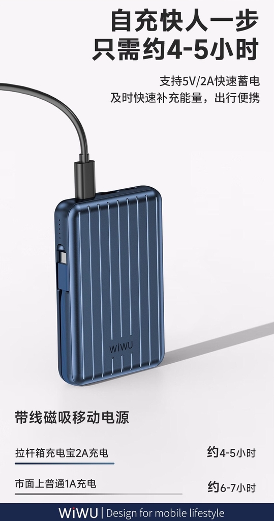 PIN DỰ PHÒNG WIWU TRUNK SERIES 10000MAH/20000MAH
