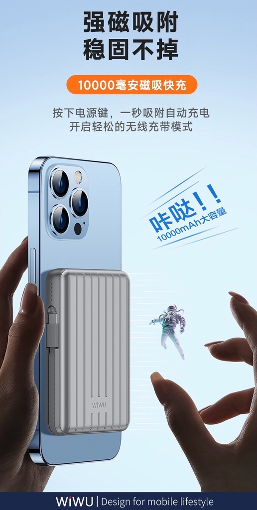 PIN DỰ PHÒNG WIWU TRUNK SERIES 10000MAH/20000MAH