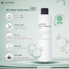 Nước Tẩy Trang Caryophy Smart Cleansing Water Cho Da Dầu Mụn, Nhạy Cảm