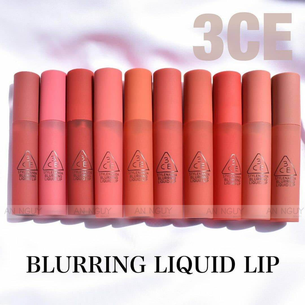 Son Kem 3CE Blurring Liquid Lip 5.5gr #So Over - Đỏ Pha Hồng