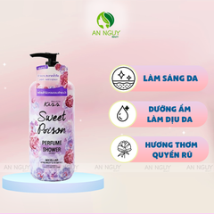 [Date 04/09/2024] Sữa Tắm Malissa Kiss Perfume Shower Cream Hương Nước Hoa 350ml