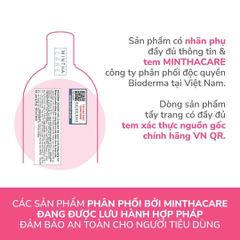 Nước Tẩy Trang Bioderma Sebium H2O Dành Cho Da Dầu