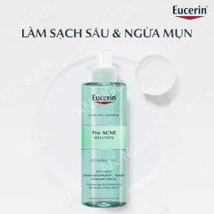 Gel Rửa Mặt Eucerin Acne-Oil Control ProACNE Solution Ngăn Ngừa Mụn 200ml