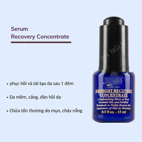 Set Dưỡng Kiehl’s Midnight Recovery Sleep Phục Hồi Làn Da