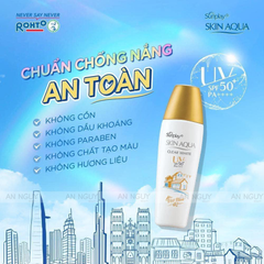 Sữa Chống Nắng Skin Aqua Clear White SPF50+ PA++++ Dưỡng Da Sáng Mịn Cho Da Dầu, Hỗn Hợp Dầu