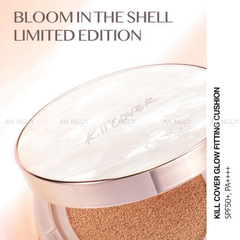 Phấn Nước Clio Kill Cover Glow Fitting Cushion Bloom In The Shell Limited 4-BO GINGER (Kèm Lõi) 15gr x 2