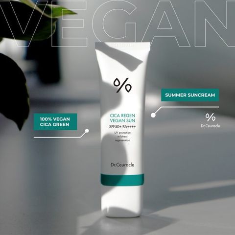 [Date 09/12/2024 - 01/2025] Kem Chống Nắng Dr.Ceuracle Cica Regen Vegan Sun SPF 50+ PA++++ Làm Dịu Dành Cho Da Nhạy Cảm 50ml