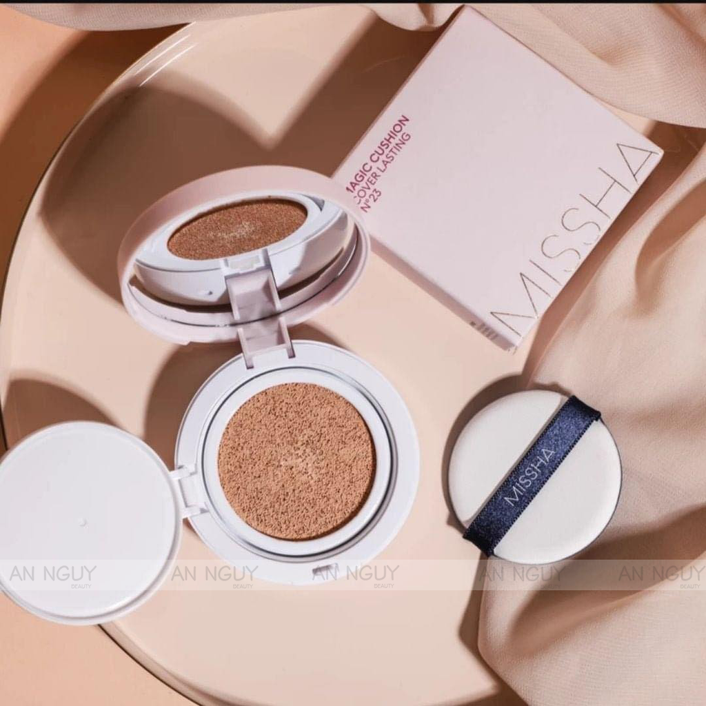 Phấn Nước Missha Magic Cushion Cover Lasting SPF50+ PA+++ Che Phủ Mọi Khuyết Điểm 15gr