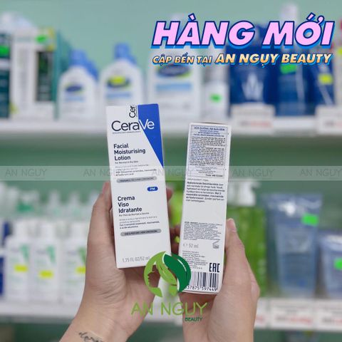 Sữa Dưỡng Ẩm Ban Đêm CeraVe Facial Moisturizing Lotion For Normal To Dry Skin Dành Cho Da Thường Đến Da Khô 52ml (CTY)