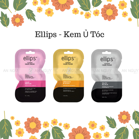 Kem Ủ Tóc Ellips Vitamin Hair Mask Smooth & Silky 18gr