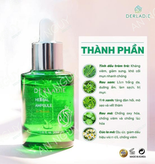 Chấm Mụn Derladie Herbal Ampoule For Blemish Chiết Xuất Tràm Trà 10ml