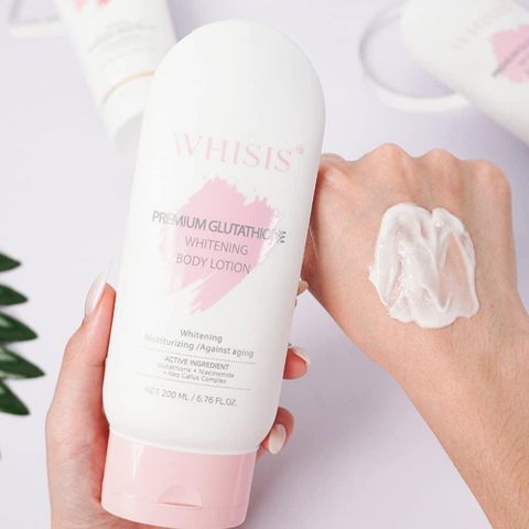 Kem Dưỡng Thể Body Ban Đêm Whisis Premium Glutathione Whitening Body Lotion 200ml