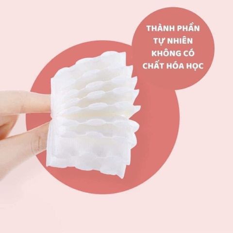 Bông Tẩy Trang Natural Cotton Pad 222 Miếng