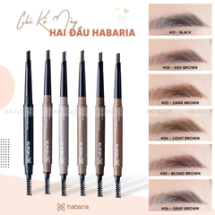 Chì Kẻ Mày 2 Đầu Habaria Pro Eyebrow Pencil 0.3gr