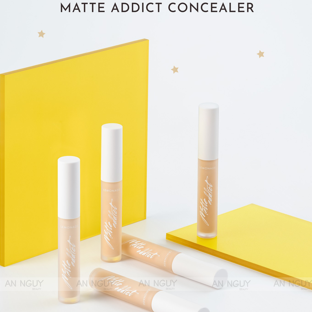 Che Khuyết Điểm Lemonade Matte Addict Concealer Kiềm Dầu, Bền Màu 3gr