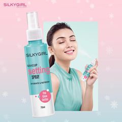 Xịt Giữ Lớp Trang Điểm Silkygirl Lâu Trôi Makeup Setting Spray - Hydrate & Refresh 70ml