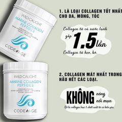 Bột Collagen CodeAge Marine Collagen Peptide Đẹp Da Chống Lão Hóa 450gr