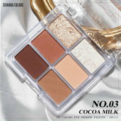 Bảng Phấn Mắt 6 Ô Sivanna Colors Happiness Is Now Six Colors Eye Shadow Pallet 9.6gr