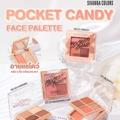 Bảng Phấn Mắt 3 Trong 1 Sivanna Colors Pocket Candy 9.6gr