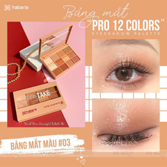 Bảng Phấn Mắt 12 Ô Habaria Eyeshadow Palette 12gr