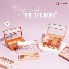 Bảng Phấn Mắt 12 Ô Habaria Eyeshadow Palette 12gr