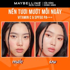 Kem Nền Maybelline Fit Me Fresh Tint SPF50 + Vitamin C Cho Lớp Nền Căng Mướt 30ml