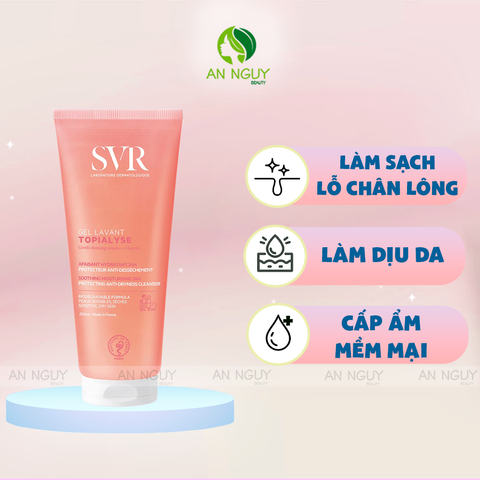 Gel Rửa Mặt SVR Topialyse Gel Lavant Dành Cho Da Khô, Nhạy Cảm