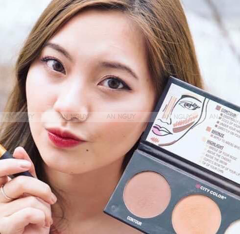 Bảng Phấn Tạo Khối Và Highlight 3 Ô City Color Contour Effects Palette 4.5gr