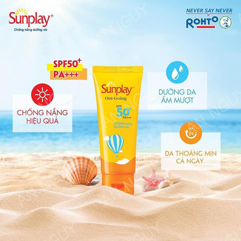 Kem Chống Nắng Sunplay Out Going SPF50+ PA+++ Dưỡng Ẩm 30gr