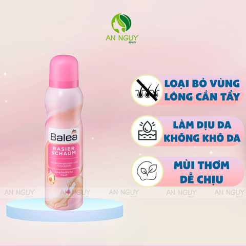 Bọt Tẩy Lông Balea Rasier Schaum Dành Cho Da Nhạy Cảm 150ml