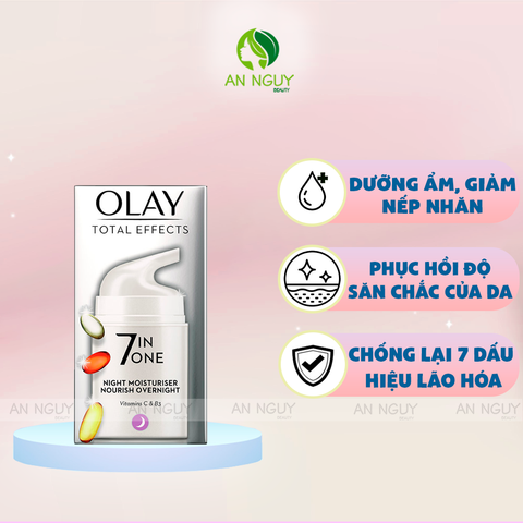 Kem Dưỡng Đêm 7 Tác Dụng Olay Total Effects 7 in 1 Night Firming Moisturiser 37ml