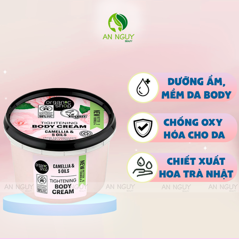 Kem Dưỡng Thể Organic Shop Body Cream 250ml