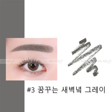 Chì Kẻ Mày 2 Đầu Innisfree Auto Eyebrow Pencil (Ver 2023) 0.3g