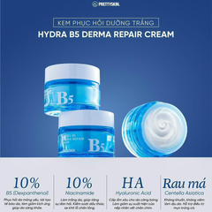 Kem Dưỡng Phục Hồi Da Prettyskin Hydra B5 Derma Repair Cream Cấp Ẩm, Dưỡng Trắng Da 52ml