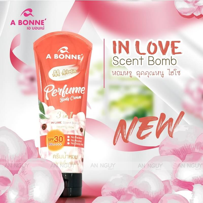 Kem Dưỡng Toàn Thân A Bonne' Perfume Body Cream Hương Nước Hoa SPF30 PA++++ 200ml