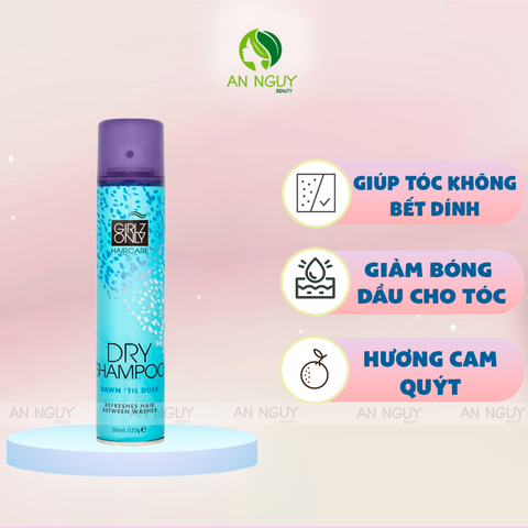 Dầu Gội Khô Girlz Only Dry Shampoo 200ml