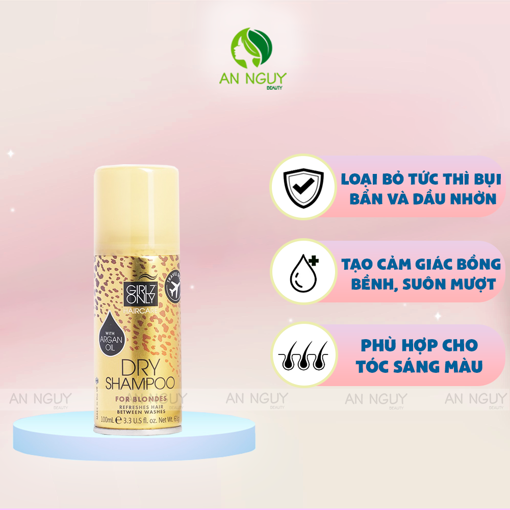 Dầu Gội Khô Girlz Only Dry Shampoo 100ml