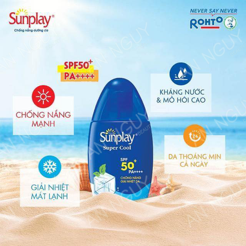 Sữa Chống Nắng Sunplay Super Cool SPF50+ PA++++ Giải Nhiệt Cho Da 30gr